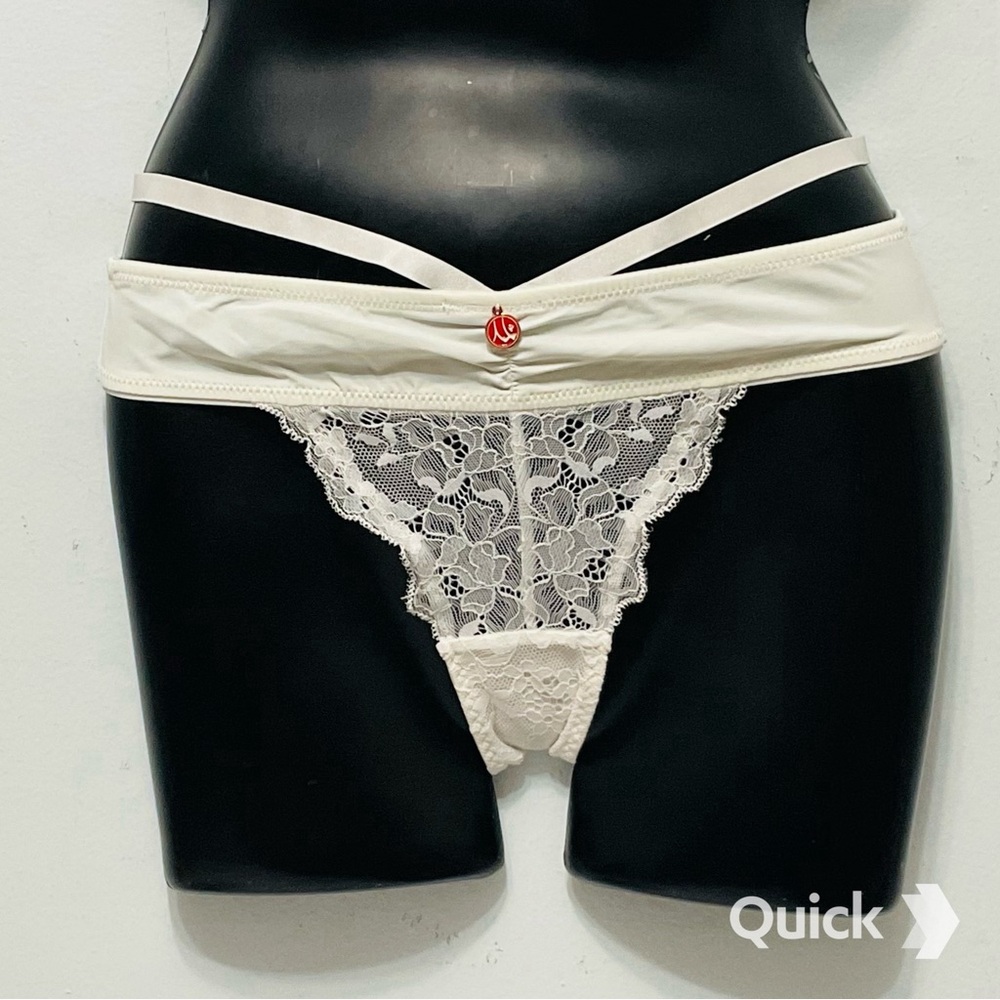 NWT Embroidered Lace Cutout Bra & Panties - 2 pcs Set - Picture 5 of 7